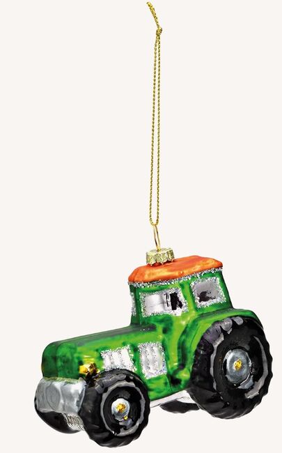 Vánoce - Traktor zelený