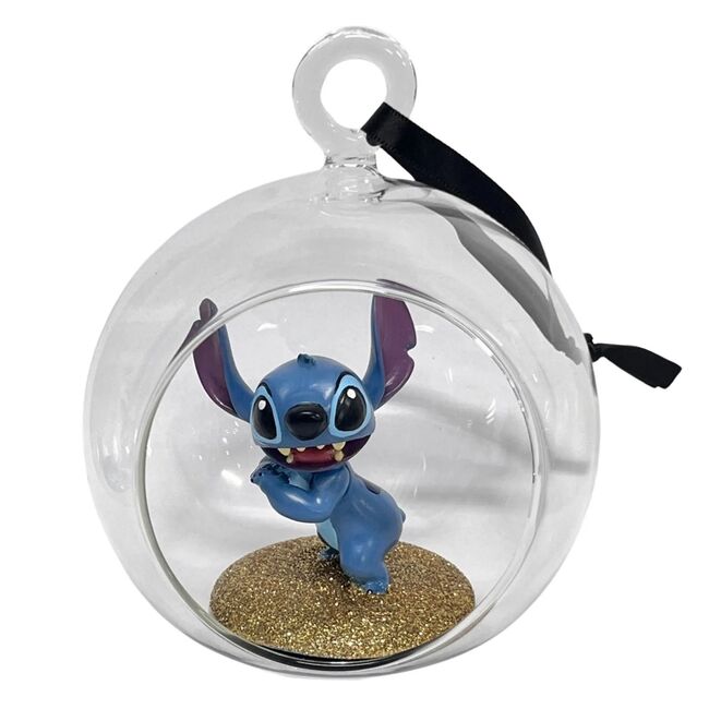 Disney Skleněná otevřená koule 3D figurka Stitch