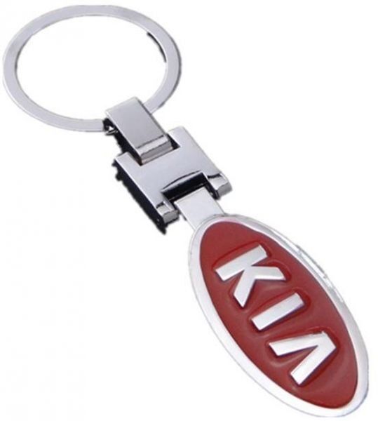 Přívesek na klíce KIA červená
