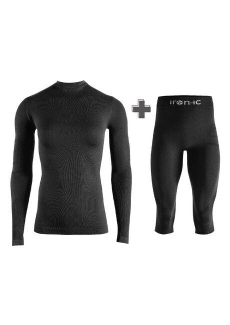 Iron-ic Dámská termo souprava Barva: Black, Velikost: M/L