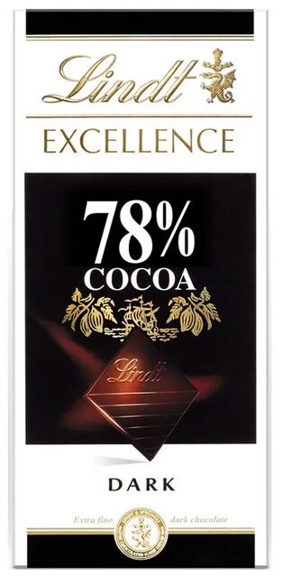 Lindt Excellence Extra hořká čokoláda 78% kakaa 100 g