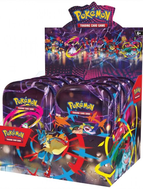 Pokémon Company Pokémon TCG: Mega Heroes Mini Tin Display