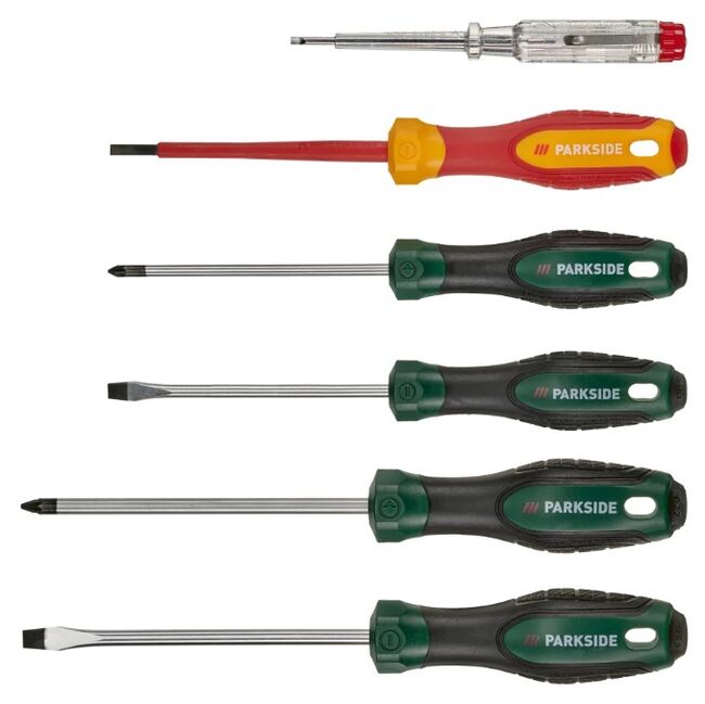 Parkside Sada šroubováků  6dílná