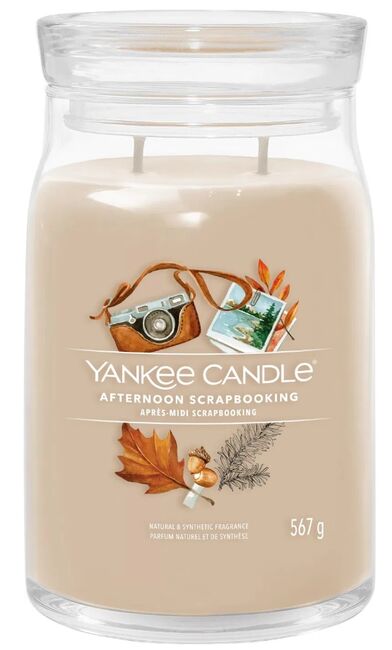 Yankee candle Signature 2 knoty Afternoon Scrapbooking 567 g