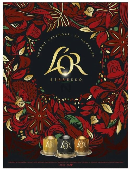 Highlife Adventní kalendář L´OR Espresso 24 kapslí do Nespresso