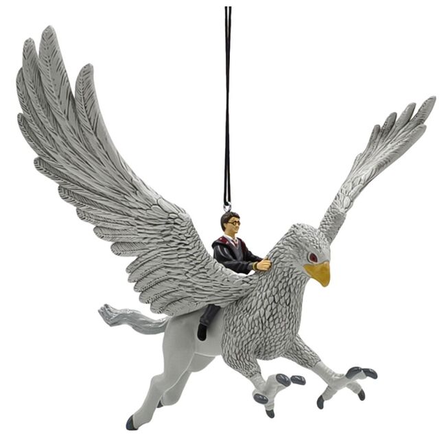 Harry Potter Vánoční ozdoba - Harry Potter na Klofanovi