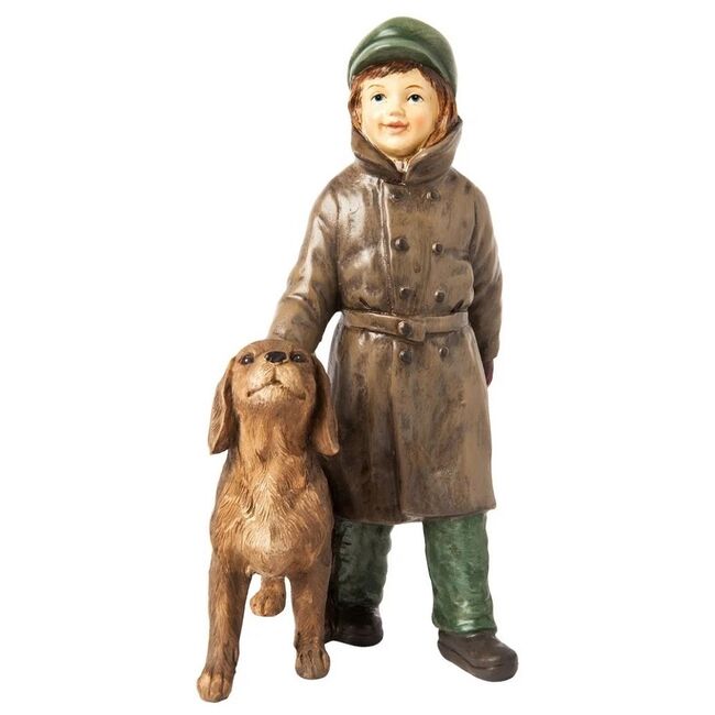 Dekorace - Chlapec se psem