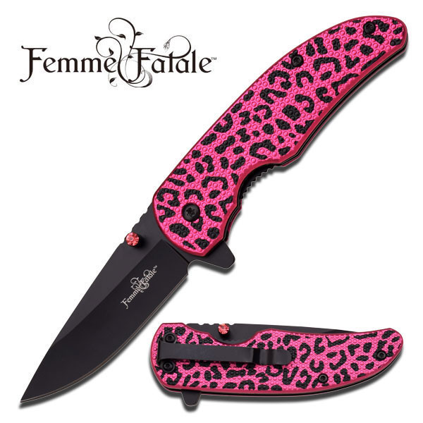 FEMME FATALE Nůž Femme Fatale FFA006PKL Typ LEOPARD