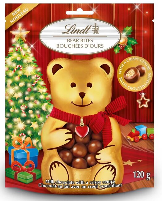 Lindt LINDT Teddy Milk Crispy Bites 120 g