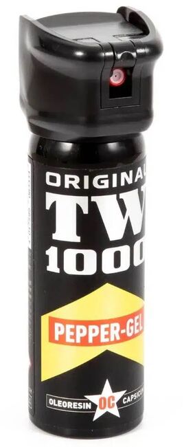 TW1000 Pepřový gel s pojistkou a pružinovým vyklápěcím uzávěrem 63 ml