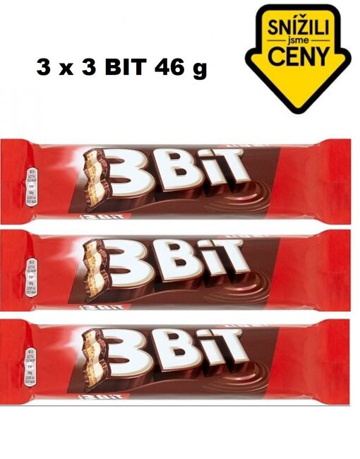 3 x 3BIT čokoládová tyčinka 46g