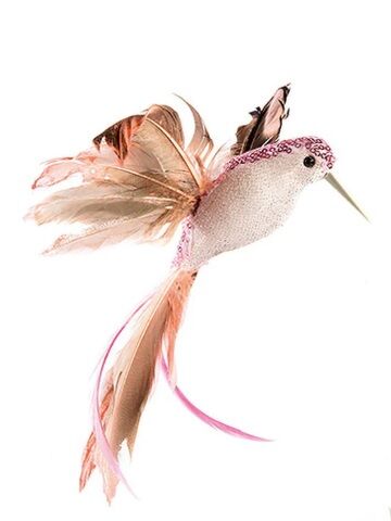 Vánoce - ozdoba kolibřík růžový