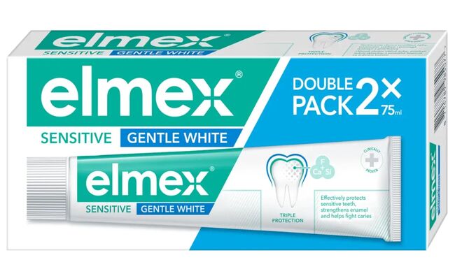ELMEX Sensitive Gentle White 2× 75 ml