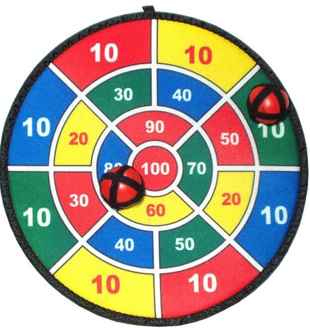 Playtive Terč na suchý zip s čísly