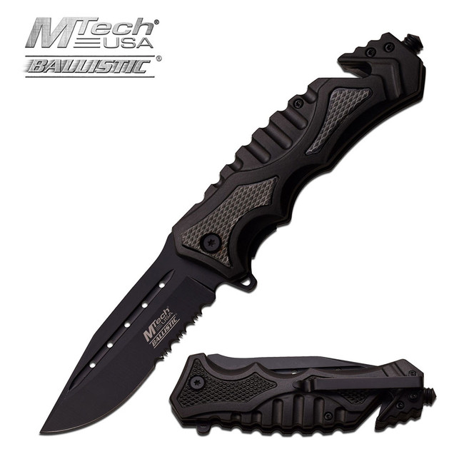MTech M-Tech USA MT-A937BK SPRING ASSISTED RESCUE KNIFE