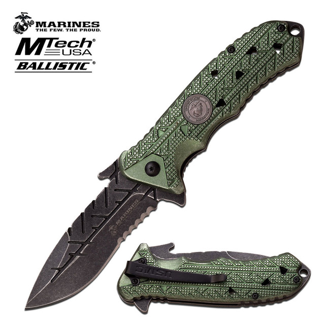 MTech MTE-A1051GN Spring Assisted Knife