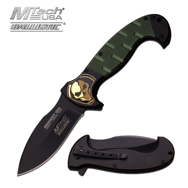 MTech MT-A876GN Spring Assisted Knife