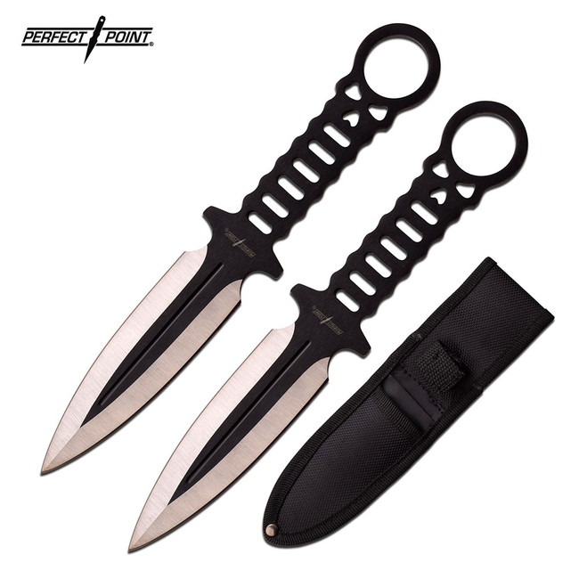 Perfect Point PP-102-BS THROWING KNIFE 2PC SET