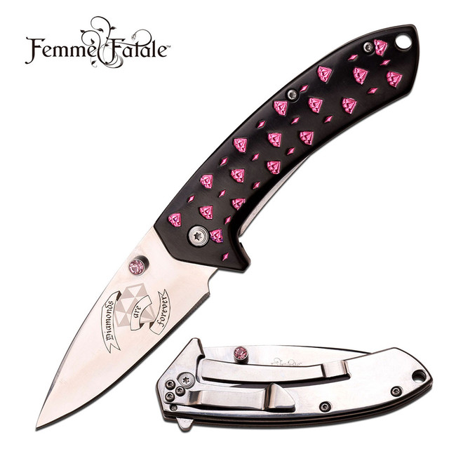FEMME FATALE Zavírací nůž  FF-A011BK