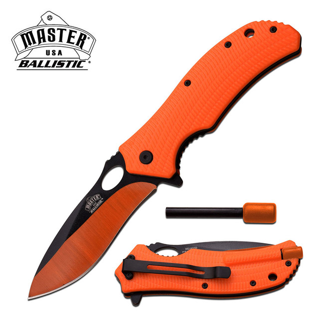 MASTER USA MU-A039OR SPRING ASSISTED KNIFE