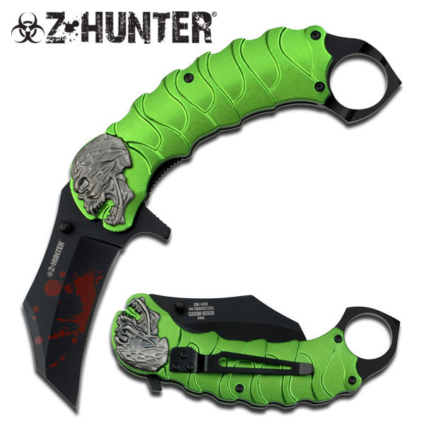 Z Hunter Nůž  ZB-058GN SPRING ASSISTED KNIFE