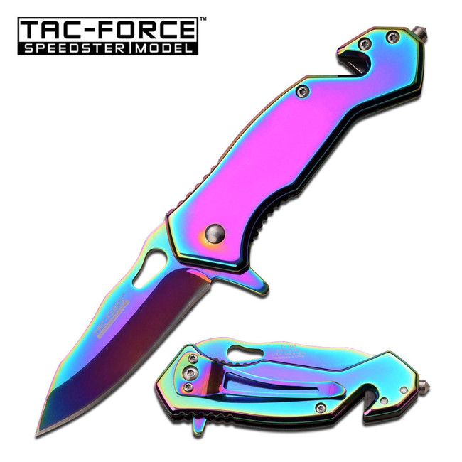 Tac-Force Zavírací nůž TF-903RB SPRING ASSISTED KNIFE