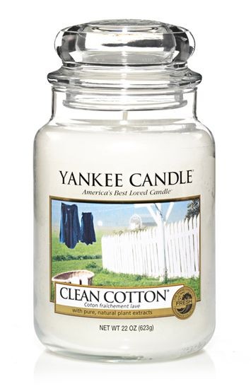 Yankee candle Svíčka Clean Cotton 623g Čistá bavlna