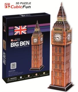 Cubic Fun 3D puzzle Big Ben (malý) 30 dílků