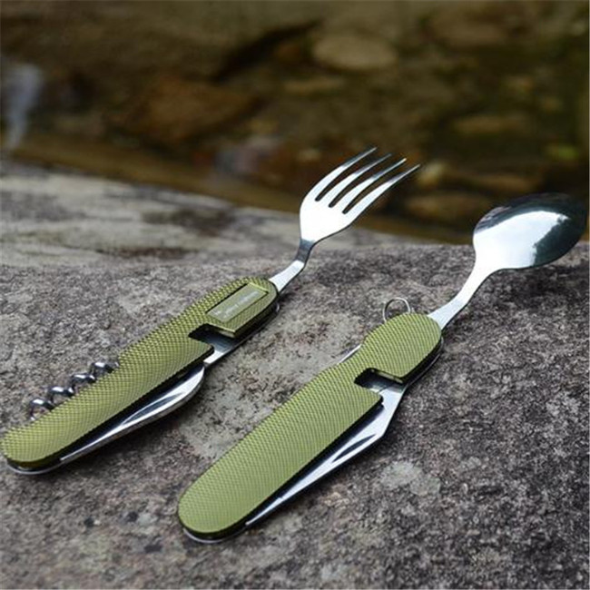 Highlife Příbory Camping Cutlery Set v noži