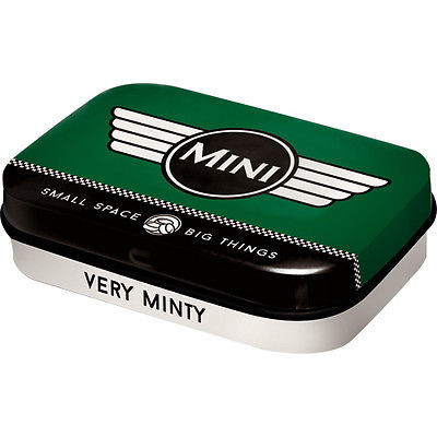 Nostalgic Art Retro mint box Mini Cooper Logo
