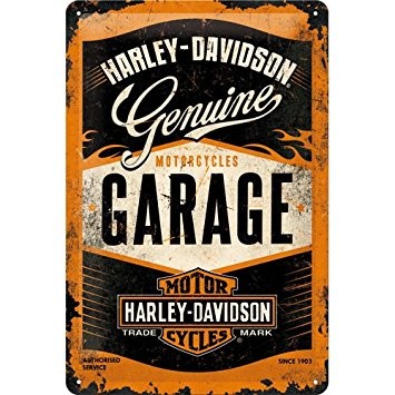 Harley Davidson Plechová cedule – Harley Davidson Garage