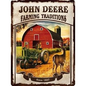 Nostalgic Art Plechová cedule - John Deere (Farming traditions)