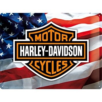 Harley Davidson Plechová cedule – Harley Davidson USA