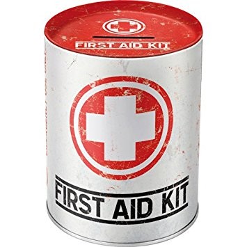 Nostalgic Art Plechová kasička - First Aid