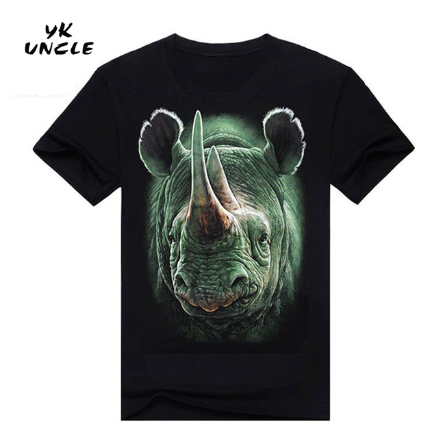 YK Uncle Pánské tričko Nosorožec