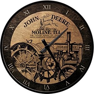 Nostalgic Art Nástěnné hodiny-John Deere