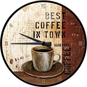 Nostalgic Art Nástěnné hodiny-Best Coffe In Town