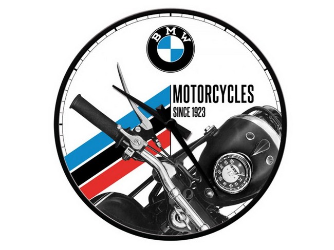 Nostalgic Art Nástěnné hodiny-BMW-Motorcycles-SINCE 1923