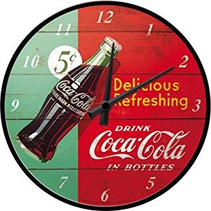 Nostalgic Art Nástěnné hodiny-Coca Cola-Delicious Refreshing