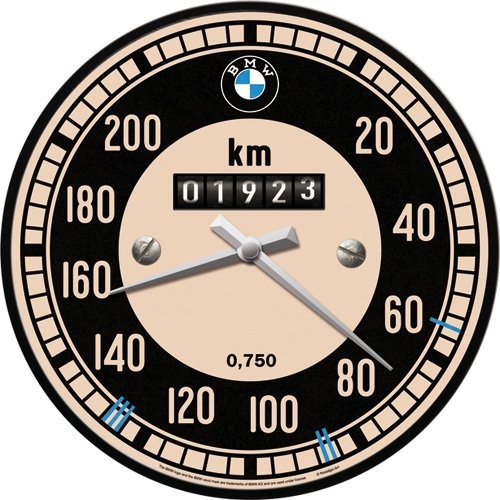 Nostalgic Art Nástěnné hodiny-BMW-Tachometer