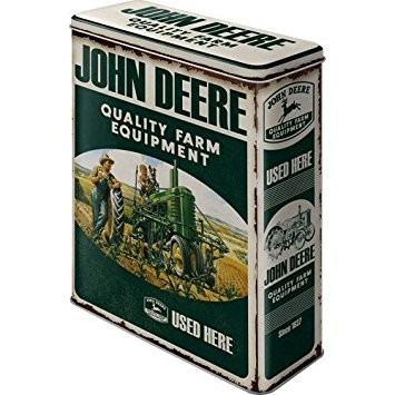 Nostalgic Art Plechová dóza-John Deere-Quality Farm Equipment