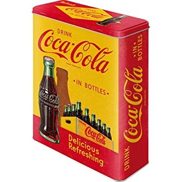 Nostalgic Art Plechová dóza-Coca Cola-Delicious Refreshing
