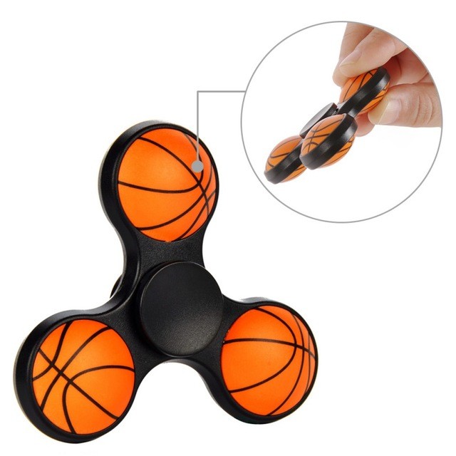 Klasický Fidget Spinner 3D Basket černý