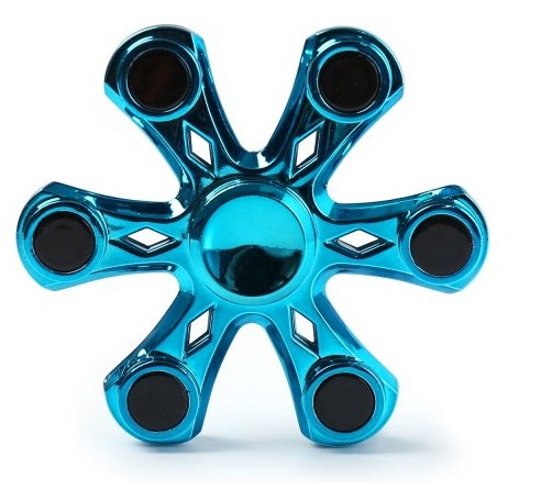 Originální Fidget Spinner Modrá kytka