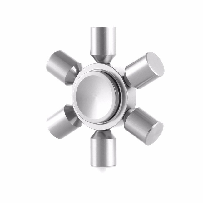 Kovový Fidget Spinner FQ777 stříbrný