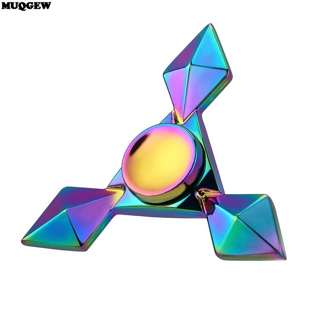 Kovový Fidget Spinner Diamond 3 3D Rainbow