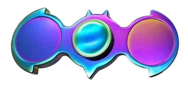 Kovový Fidget Spinner Batman Rainbow