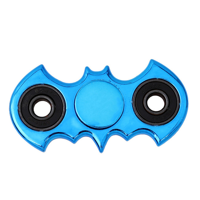 Lesklý Fidget Spinner Batman modrý