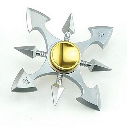 Kovový Fidget Spinner Compass stříbrný