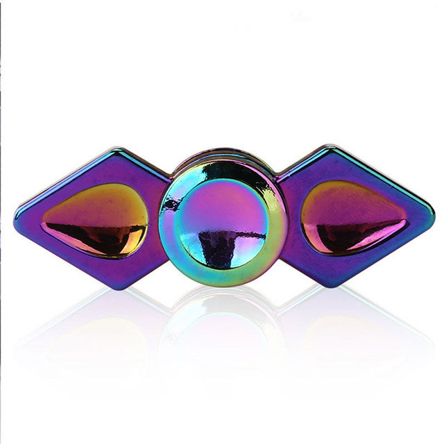 Kovový Fidget Spinner Diamond 2 Rainbow